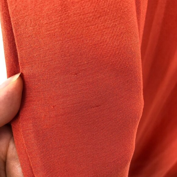 Knix orange Modal V-Neck Sleeveless Flowy Midi Dress in Sunset size M - Picture 7 of 9